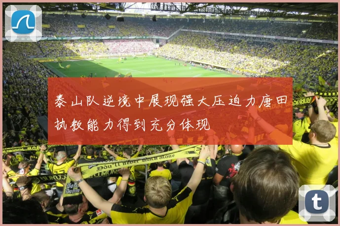 泰山队逆境中展现强大压迫力唐田执教能力得到充分体现